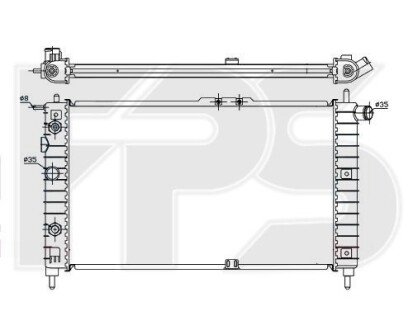 Радіатор охолодження FPS FP 22 A774