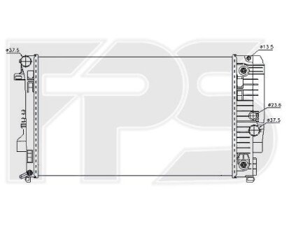 Радіатор охолодження FPS FP 46 A77