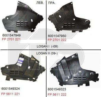 Ремчастина пластикова FPS FP 5611 222