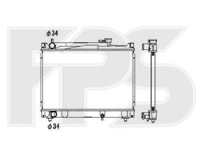 Радіатор охолодження FPS FP 68 A516