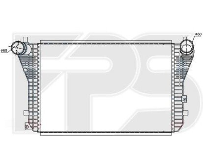 Радіатор наддуву FPS FP 74 T110