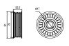 OPEL Ролик натяжителя ремня Omega B 2.5-3.2, Vectra A/B 93- GMB GTA0390 (фото 4)