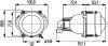Фара основна HB3 12V з лампою розжарювання лів./прав. HELLA 1BL 998 570-001 (фото 2)