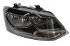 HELLA VW Фара основная галоген с мотором,с лампами H7/H7 W5W WY21W прав.Polo 14- 1EB 012 034-021