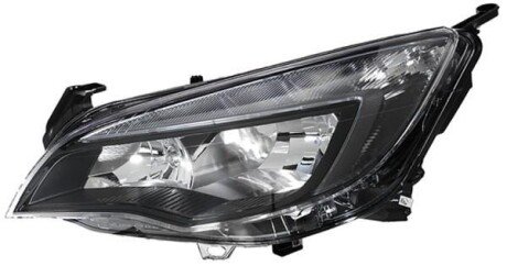 OPEL Фара основная галоген H7/H7,LED-дневн.свет,прав.Astra J 11- HELLA 1EG 010 011-361