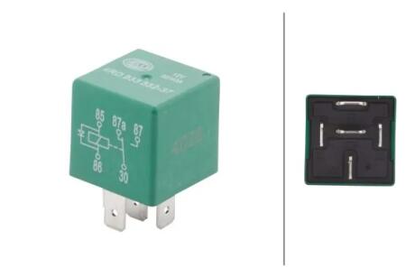 Реле 30A/40A 12V 5 полюсов з гасящим диодом HELLA 4RD 933 332-371
