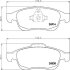 Колодки гальмівні Дискові Комплект; передн. / Kaptur 2.0 2013>, Duster 2011> HELLA 8DB355014791 (фото 1)