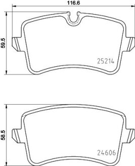 VW Тормозные колодки задн.Audi A6/7 11- HELLA 8DB 355 016-061 (фото 1)