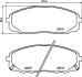 Колодки гальмівні, дискове гальмо HELLA 8DB355039441 (фото 4)