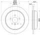 PRO DB Гальмівний диск заднії W164, W251 HELLA 8DD 355 113-211 (фото 4)