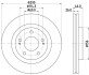 PRO MITSUBISHI гальмівний диск передн. Grandis 04- (290*26) HELLA 8DD 355 118-791 (фото 1)