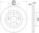 PRO MITSUBISHI гальмівний диск передн. Grandis 04- (290*26) HELLA 8DD 355 118-791 (фото 4)