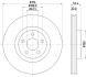 PRO FORD гальмівний диск S-MAX 2.0TDCI 15- HELLA 8DD 355 126-701 (фото 4)