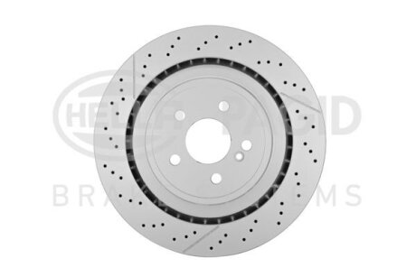 Диск гальмівний PRO High Carbon перфорований; задн. HELLA 8DD355126871