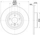 PRO JAGUAR Гальмівний диск задн. XE 2.0 15-, XF II 2.0 15-, XF SPORTBRAKE 2.0 D 17- HELLA 8DD 355 132-391 (фото 4)