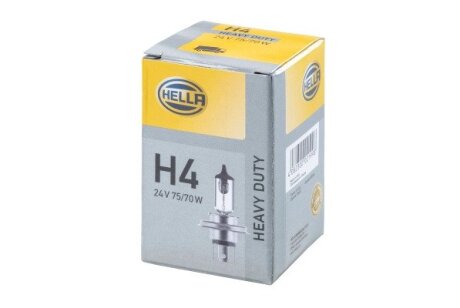 H4 24V 75/70W P43t-38 Лампа HEAVY DUTY HELLA 8GJ 178 555-201