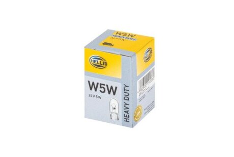 Автолампа Behr Standard W5W W2,1x9,5d 5 W прозрачная HELLA 8GP003594251