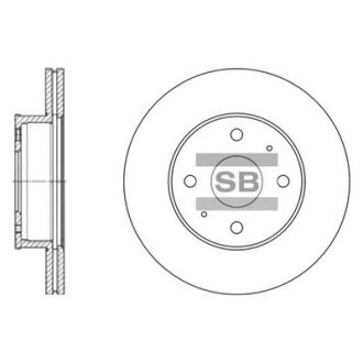 Диск гальмівний Hi-Q (SANGSIN) SD1004