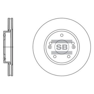 Диск гальмівний Hi-Q (SANGSIN) SD1135