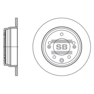 Диск гальмівний Hi-Q (SANGSIN) SD1136