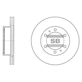 Гальмівний диск Hi-Q (SANGSIN) SD4011