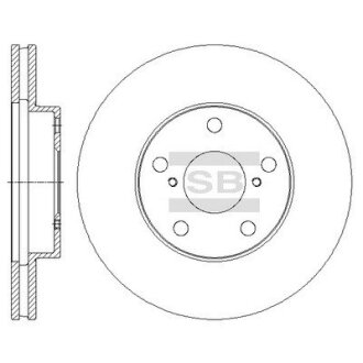 Гальмівний диск Hi-Q (SANGSIN) SD4050