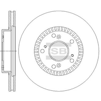 Диск гальмівний Hi-Q (SANGSIN) SD4110