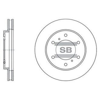 Диск гальмівний Hi-Q (SANGSIN) SD4311