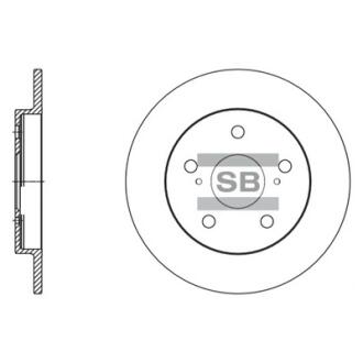 Диск гальмівний Hi-Q (SANGSIN) SD4616