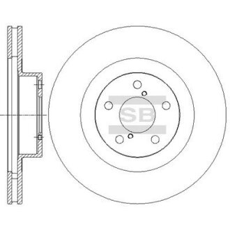 Диск гальмівний Hi-Q (SANGSIN) SD4701
