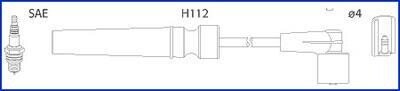 HUCO CHEVROLET К-кт высоковольтных проводов Aveo,Lacetti,Daewoo Nubira 1.4/1.6 97- HITACHI 134236