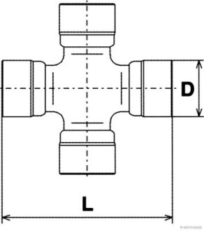 Хрестовина JAKOPARTS J2920501