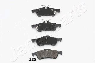 TOYOTA гальмівні колодки задн.Yaris 05-,Honda Civic IX 12- JAPANPARTS PP-225AF