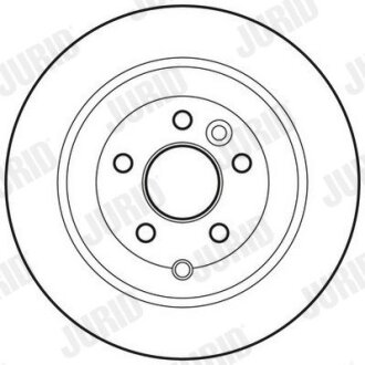 LANDROVER диск гальмівний задн.Freelander 07- Jurid 562765JC