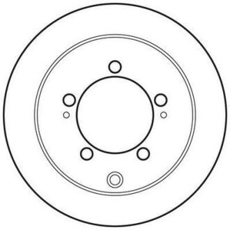 MITSUBISHI Гальмівний диск задн.Airtrek,Lancer VII,Outlander 03- Jurid 562781JC