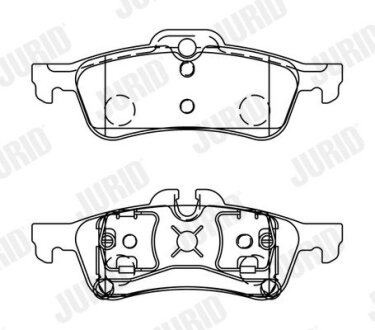 Колодки гальмівні задн. MINI Jurid 573056J