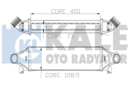 FORD Інтеркулер Transit 2.4TDCi 00- Kale 126200 (фото 1)