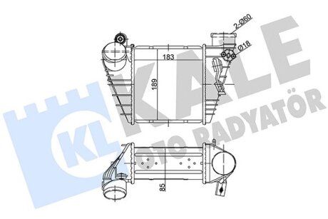 VW Інтеркулер Golf IV, Audi A3, Skoda Octavia II 1.8T/1.9TDI Kale 342000