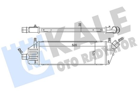 NISSAN Інтеркулер Micra III 1.5dCi 03- Kale 342360