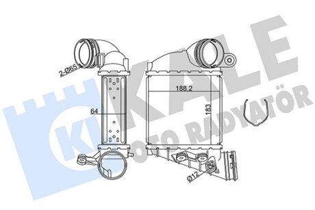 VW Інтеркулер Audi A3,Golf IV,Skoda Octavia II 1.9TDI Kale 344770