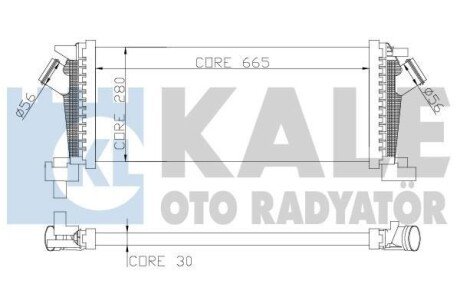 OPEL Інтеркулер Astra J 1.3/1.7CDTI, 1.4/1.6 Kale 344800