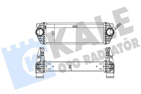 FORD Інтеркулер Transit Connect 1.8TDCi 06- Kale 344920 (фото 1)