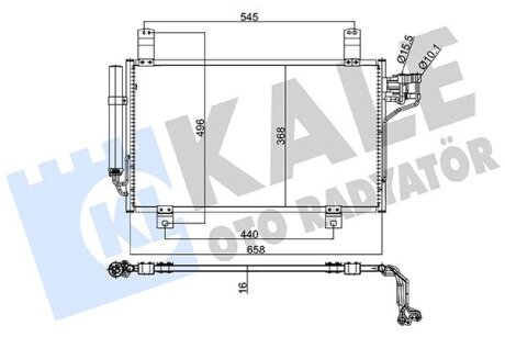 MAZDA Радіатор кондиціонера (конденсатор) CX-5 12- Kale 345750