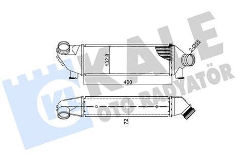 FORD Інтеркулер Transit 2.0DI/TDCi 00- Kale 346600