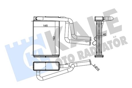 FORD Радіатор опалення Mondeo I,II,III Kale 347130