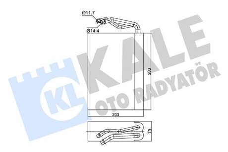 OPEL випарник Astra F,Calibra A,Vectra A Kale 350125