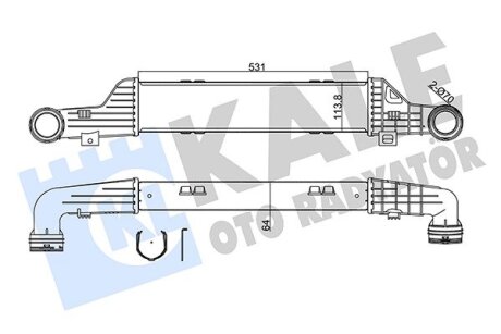 DB Інтеркулер W210 3.2CDI 99- Kale 350865