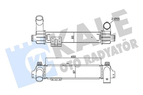 KIA Інтеркулер Sorento I 2.5CRDi 02-08/06 Kale 350935