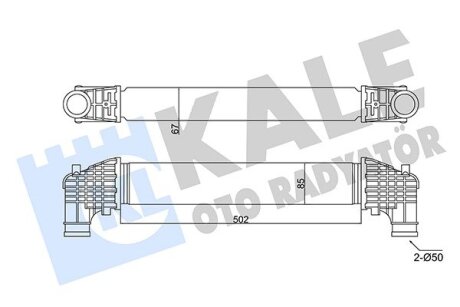 VW Інтеркулер Sharan, Ford Galaxy, Seat 1.8T/1.9TDI 95- Kale 352420