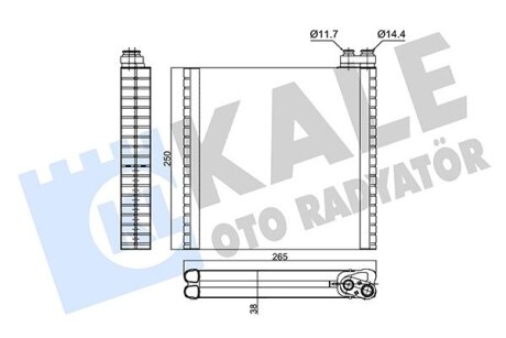 FIAT випарник Ducato 06- Kale 352980